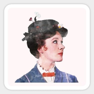 Mary Poppins - Watercolor Sticker